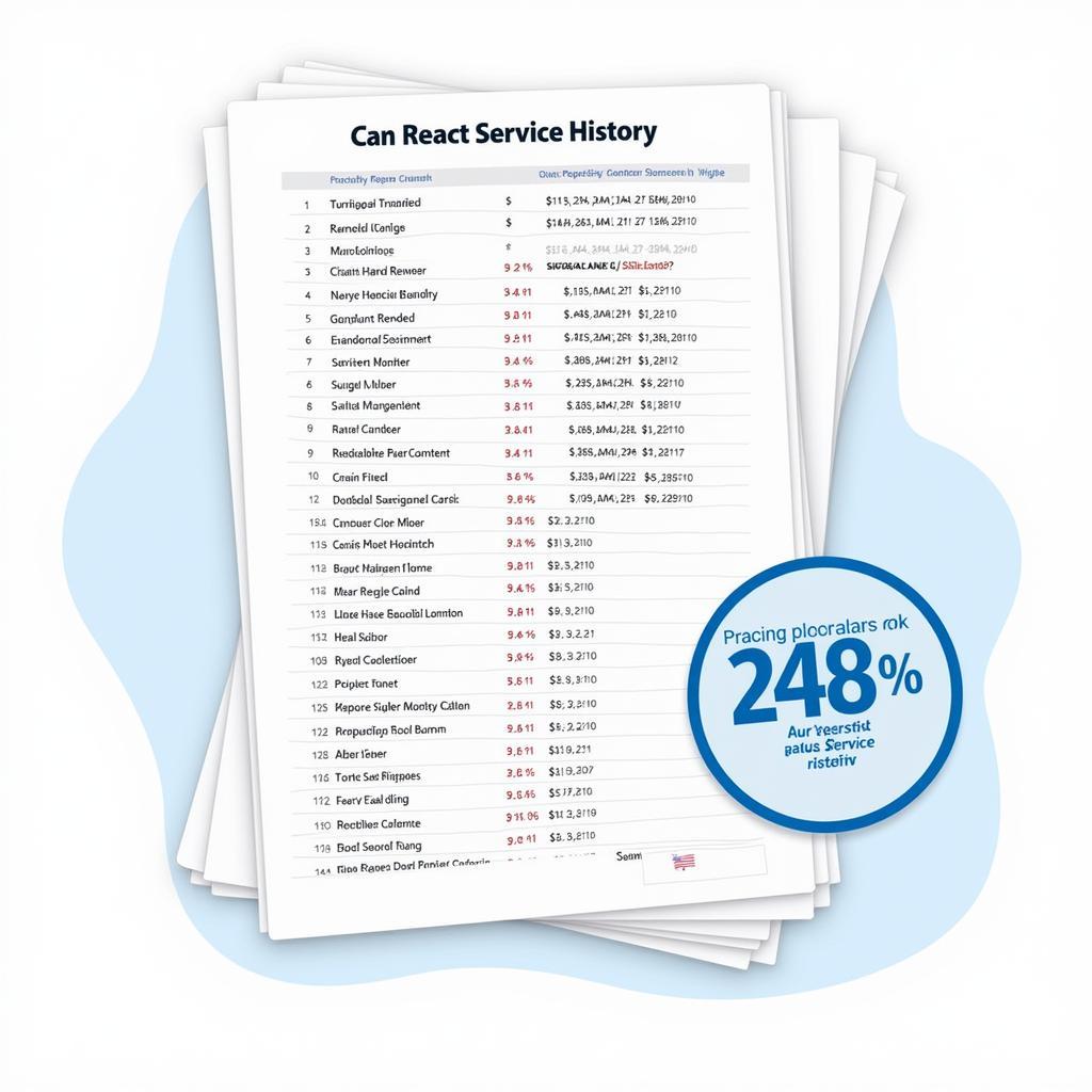 Car Service History Report