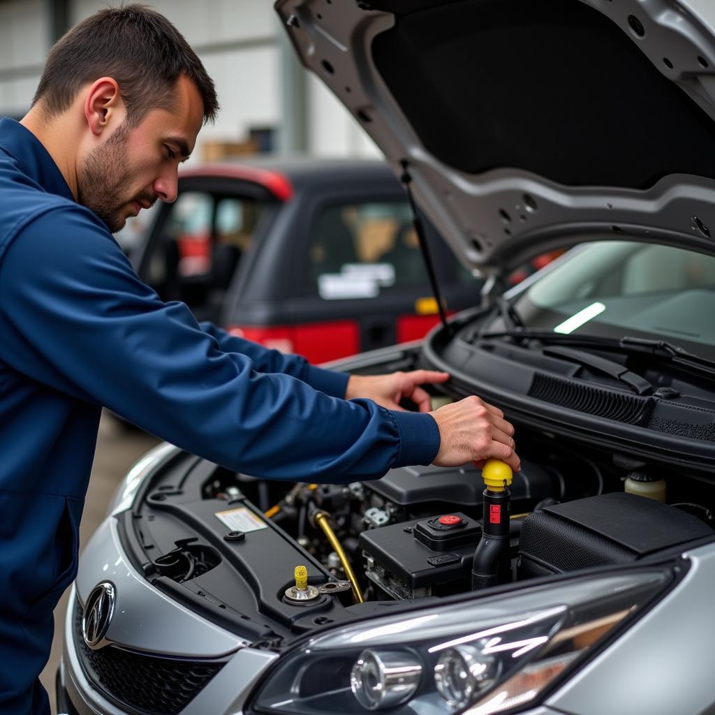 Car Service in Progress Image