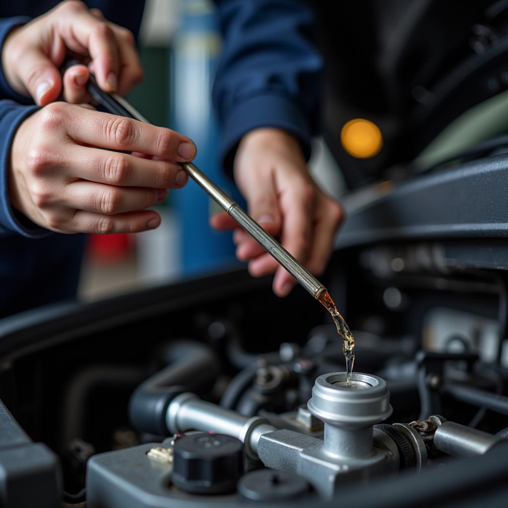 Car Service in Progress