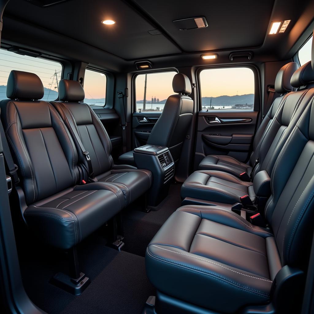 Comfortable Car Service Interior