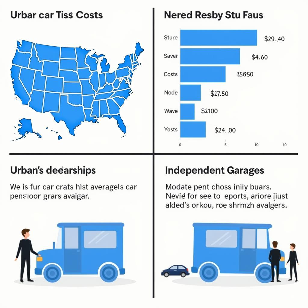 Impact of Location and Garage Type on Car Service Prices