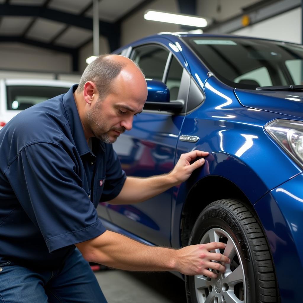 Routine Maintenance Check at a Car Service in Mitcham