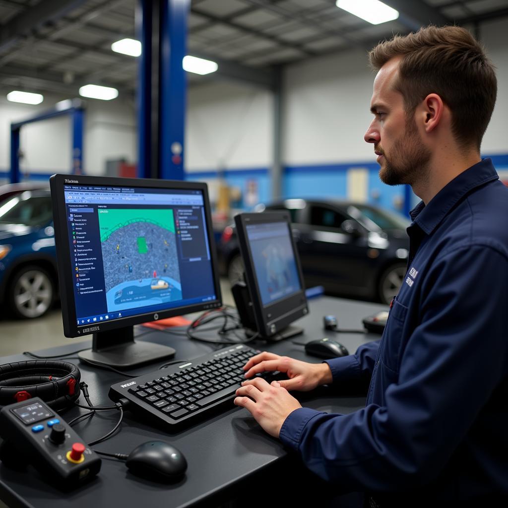 Modern Diagnostic Tools in Use at New Lynn Auto Repair Shop