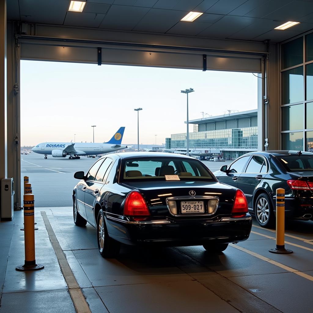 Car Service Arriving at Newark Airport