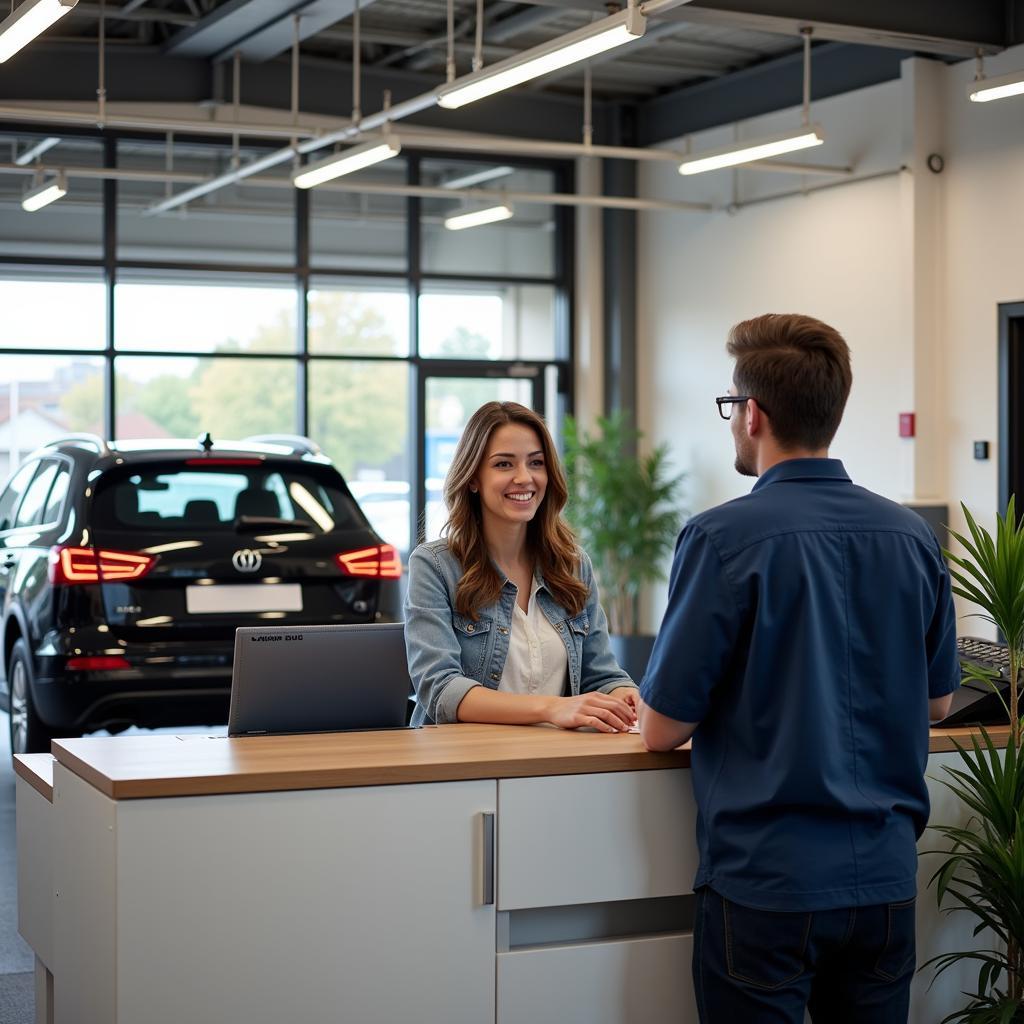 Friendly and Professional Car Service Reception in Bury