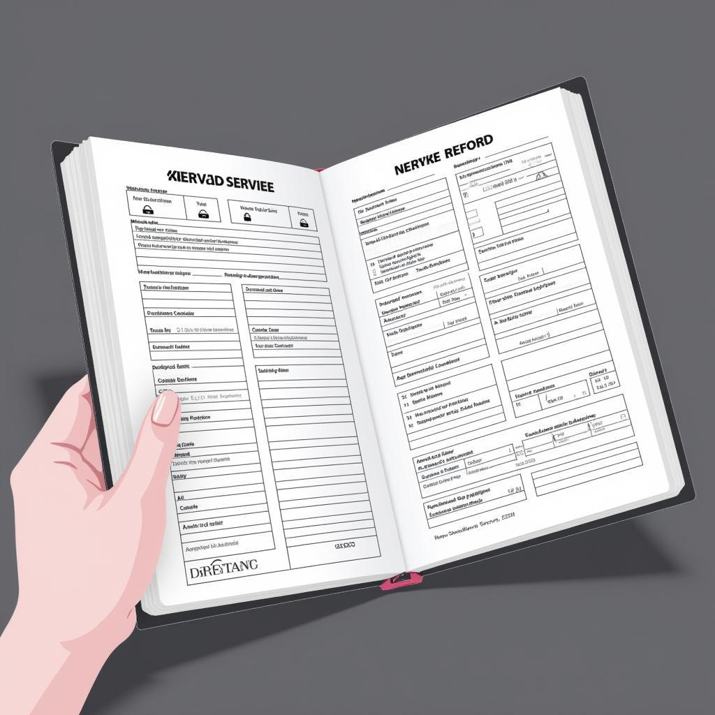 Car Service Record Book