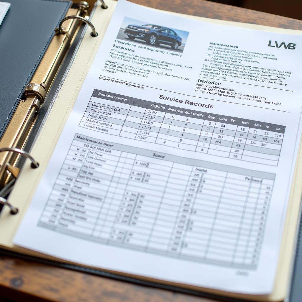 Car Service Record Keeping