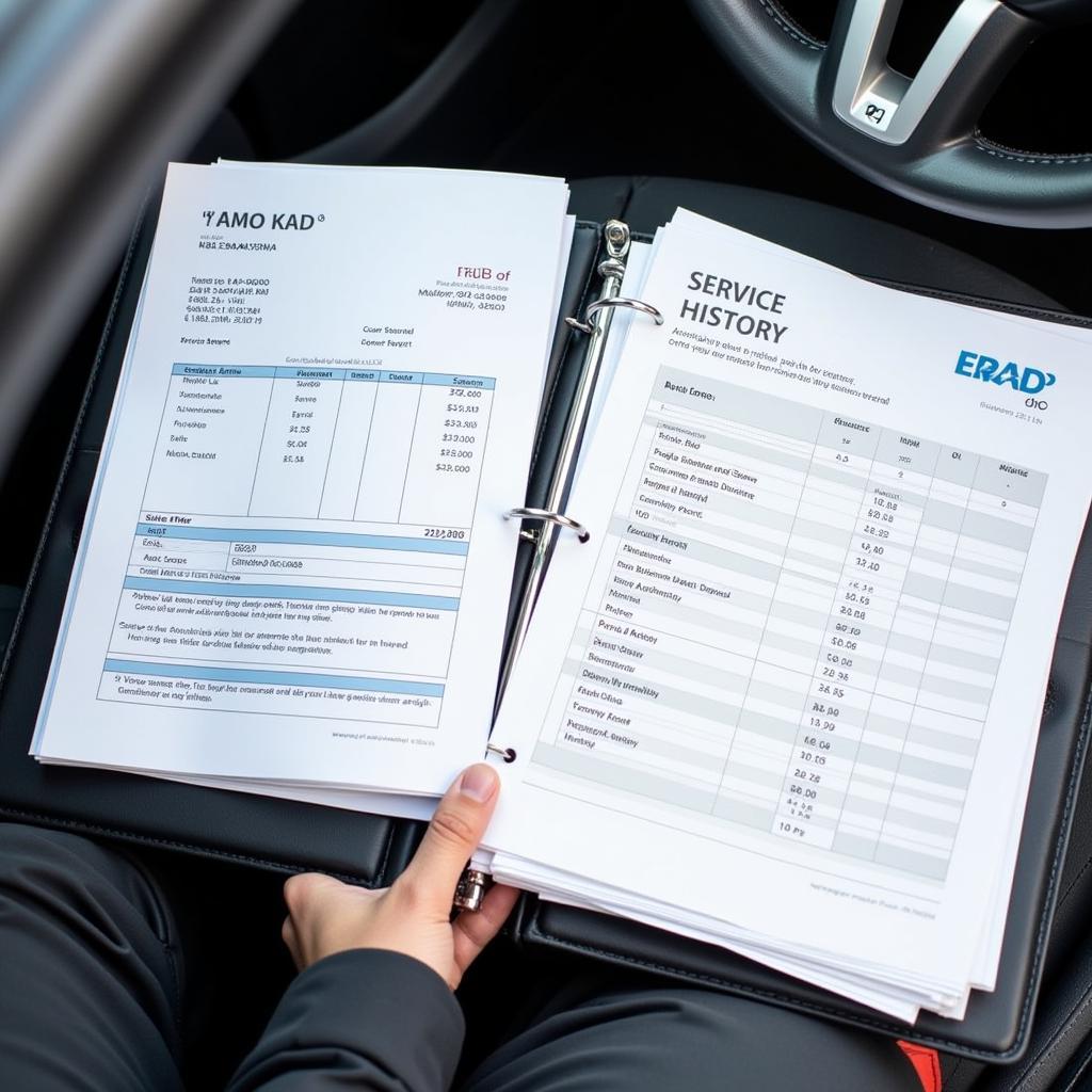 Organized Car Service Records