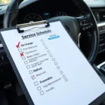 Car Service Schedule and Maintenance Checklist