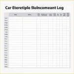 Car Service Schedule and Maintenance Log