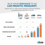 Car Service Types Comparison Chart