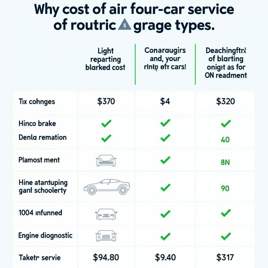 Car Service Types Comparison