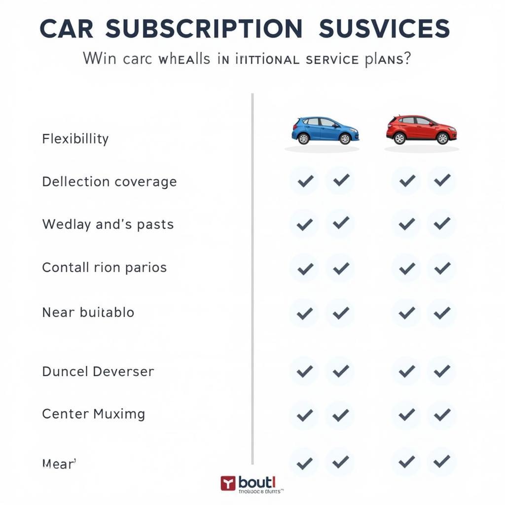 Car Subscription vs. Traditional Service Plan