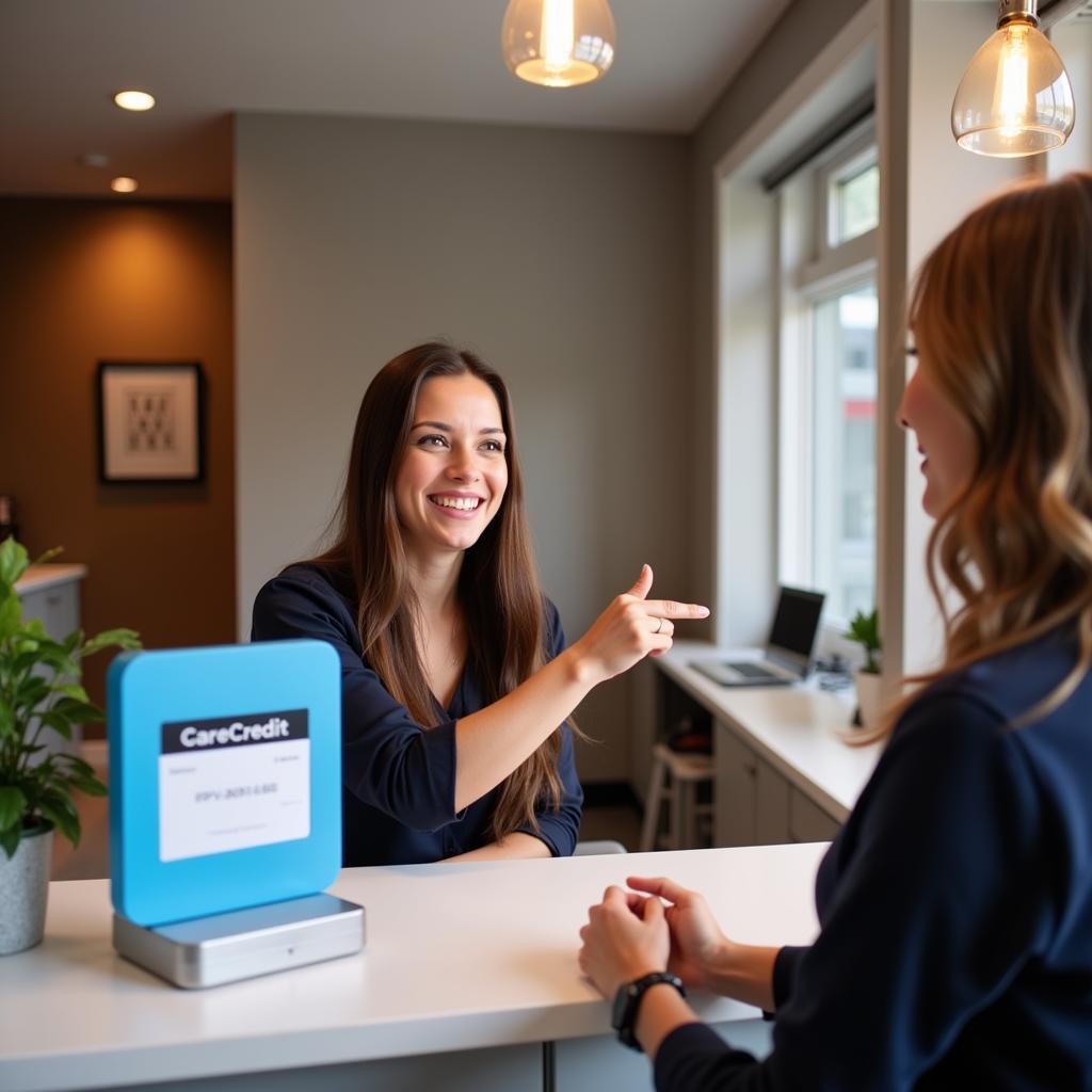 Checking CareCredit Acceptance at a Nail Salon