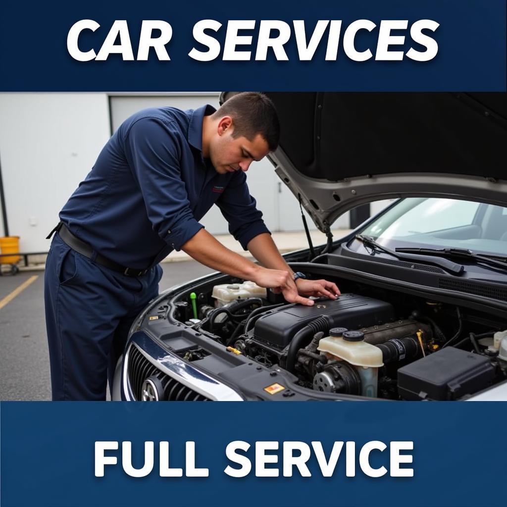 Certified Car Mechanic Performing Full Service