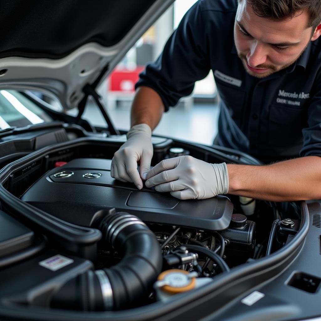 Certified Mercedes Technician in North Branford