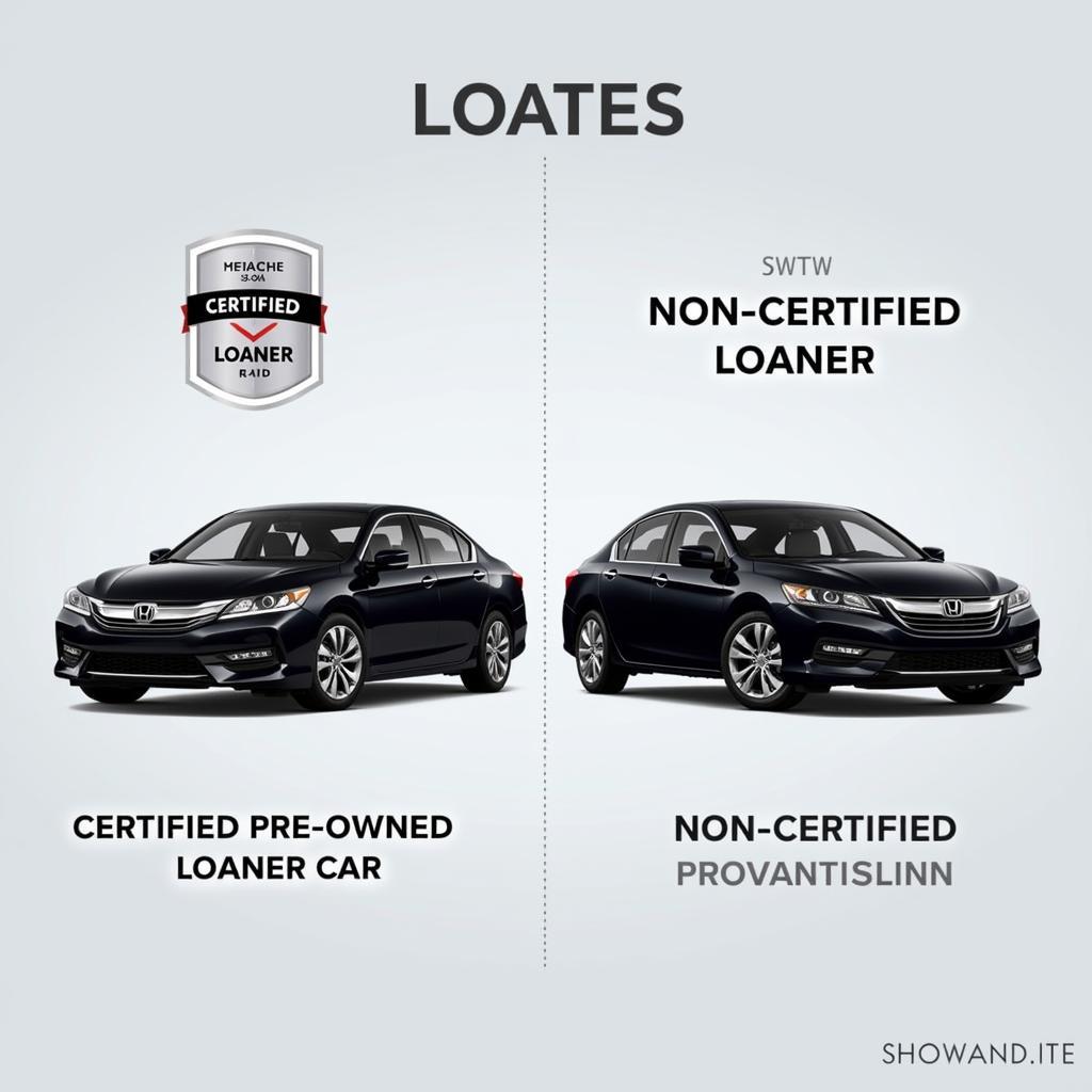 Certified vs. Non-Certified Loaner Car