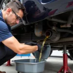 Changing Car Oil