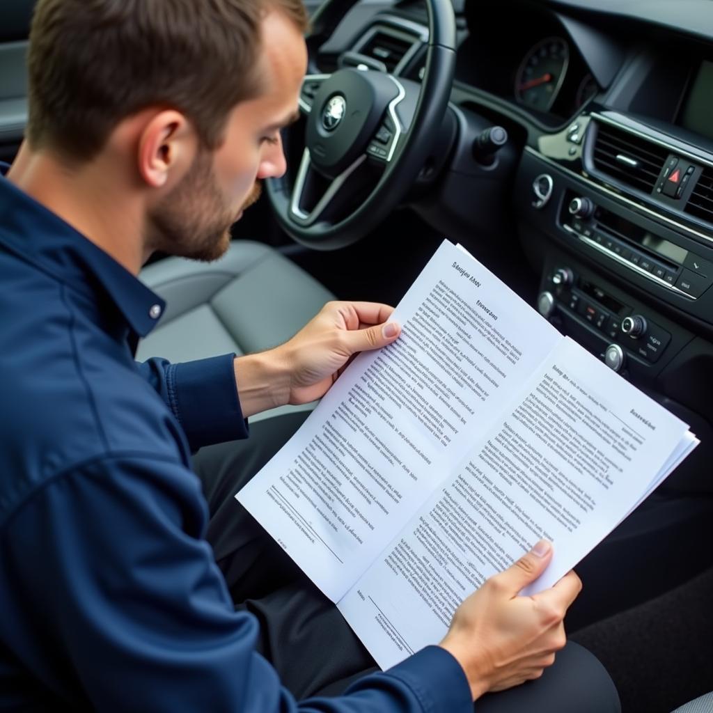 Checking Car Maintenance Records