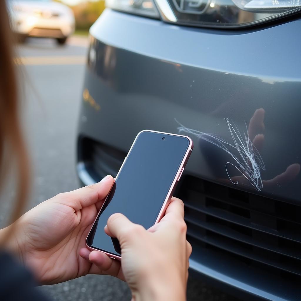 Checking Rental Car for Damage Before Drop-off