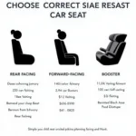 Types of Child Car Seats: Rear-facing, Forward-facing, Booster