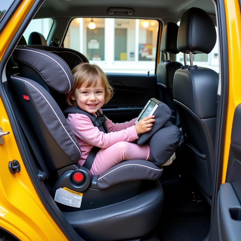 Prioritizing Child Safety in Taxis with Car Seats