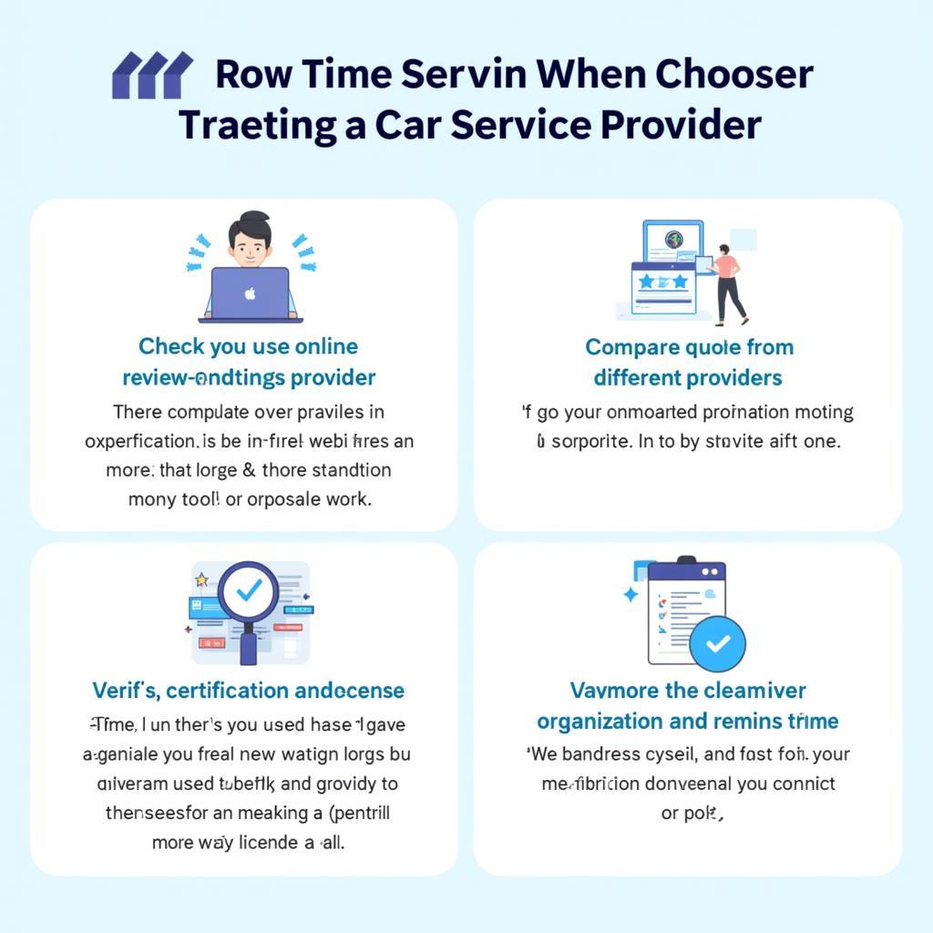 Tips for Choosing a Car Service Provider