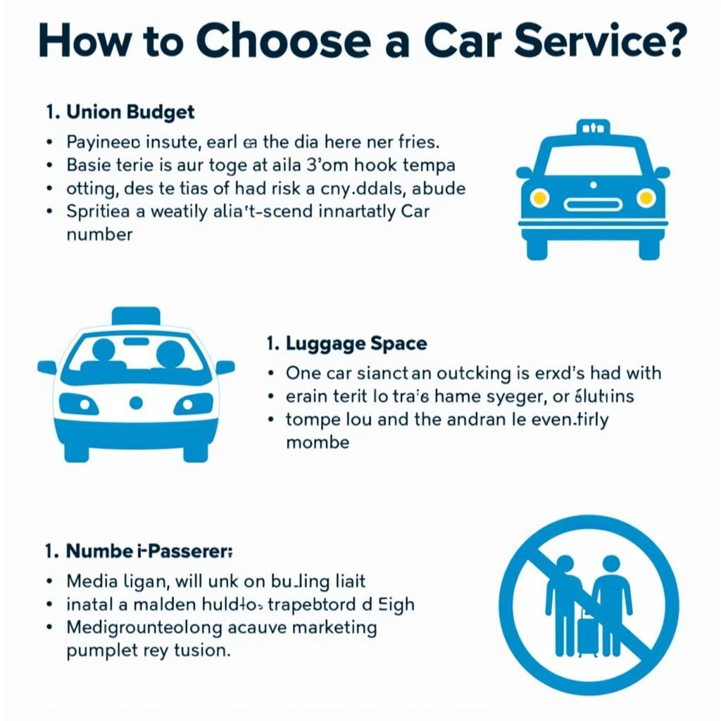 Factors to consider when choosing car service at Union Station