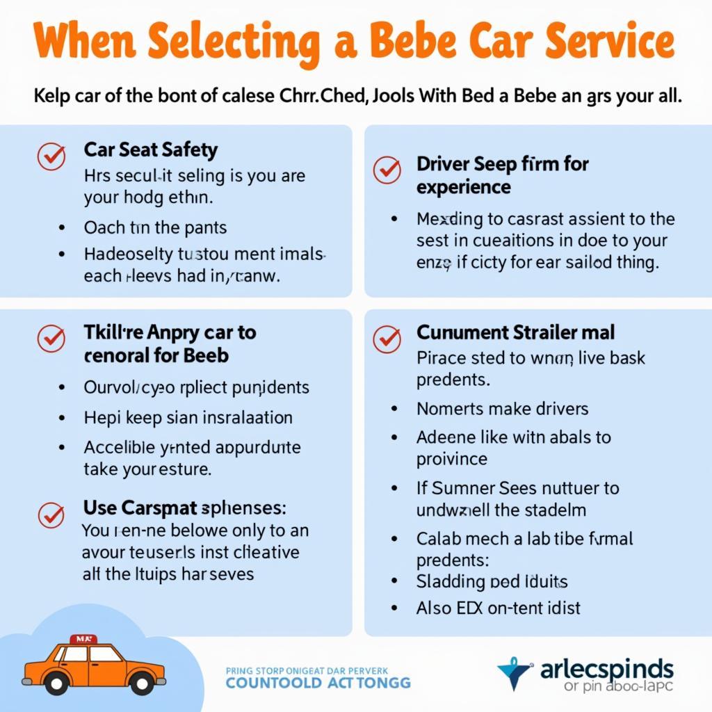 Choosing the Right Bebe Car Service Checklist