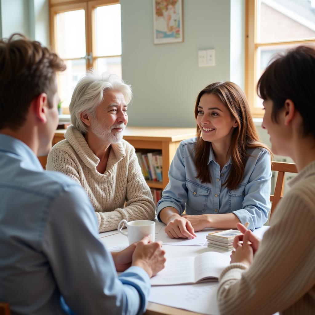 Family Discussing Aged Care Options