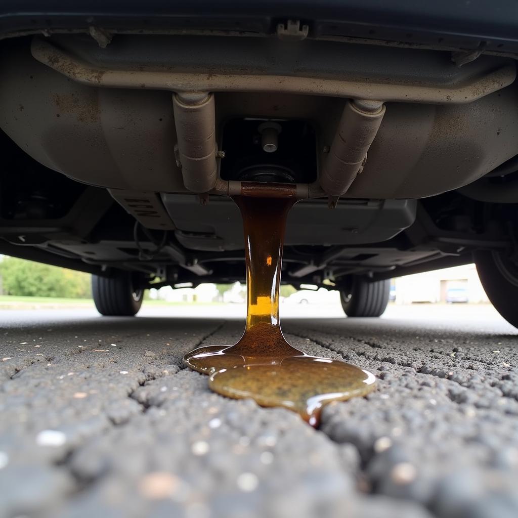 Clean Undercarriage Revealing a Leak