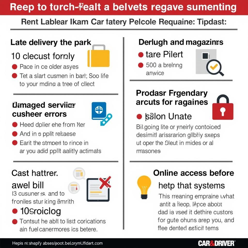 Common Car and Driver Customer Service Problems