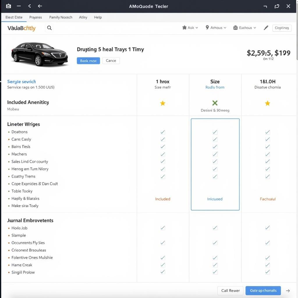 Comparing Black Car Service Quotes