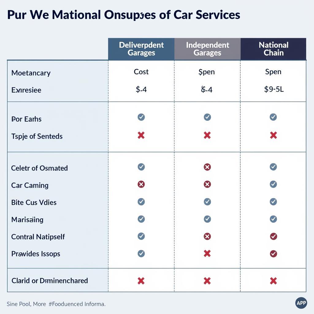 Comparing Car Service Options