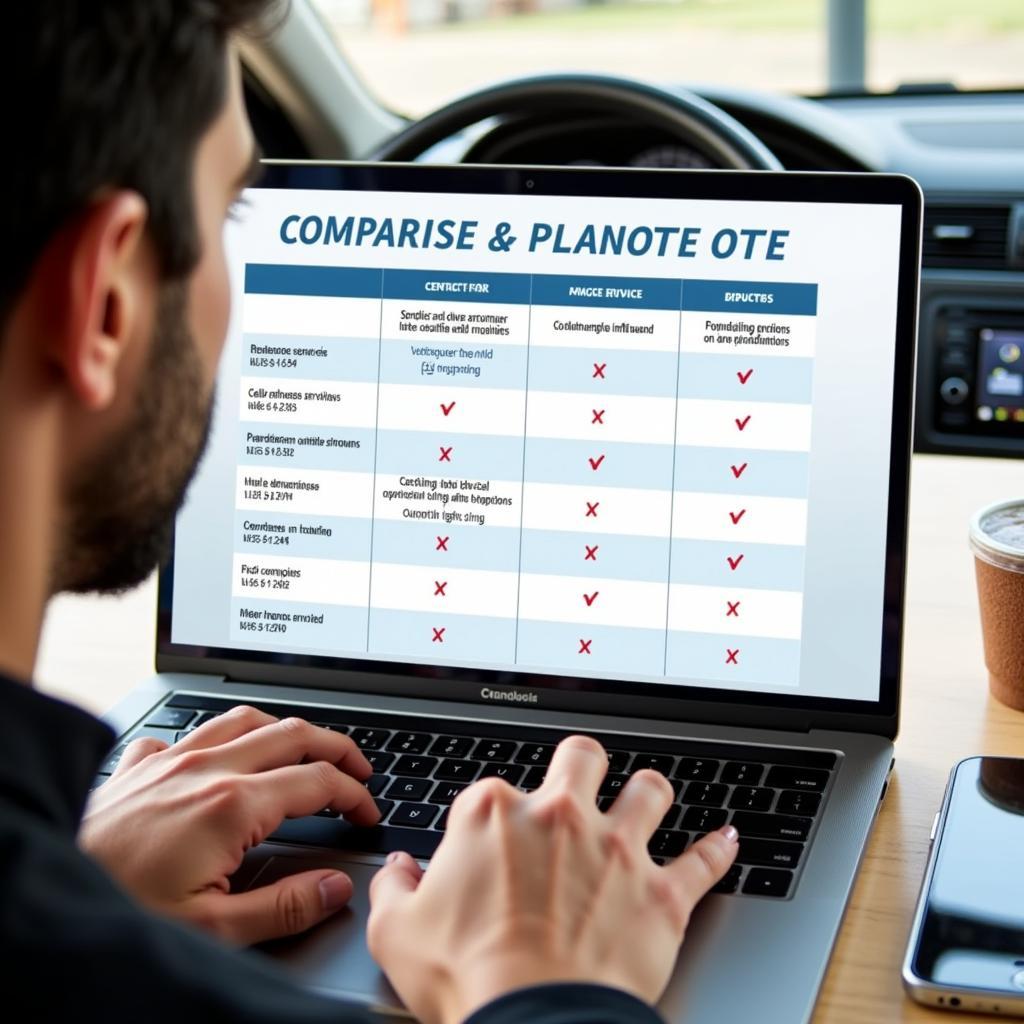 Comparing car service quotes online helps you find the best price. Factors like service inclusions, additional fees, and estimated completion time are crucial for a fair assessment.