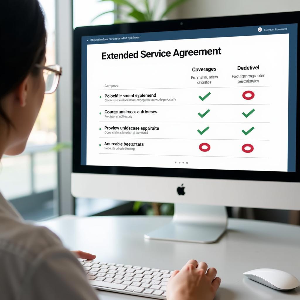 Comparing Extended Service Agreements