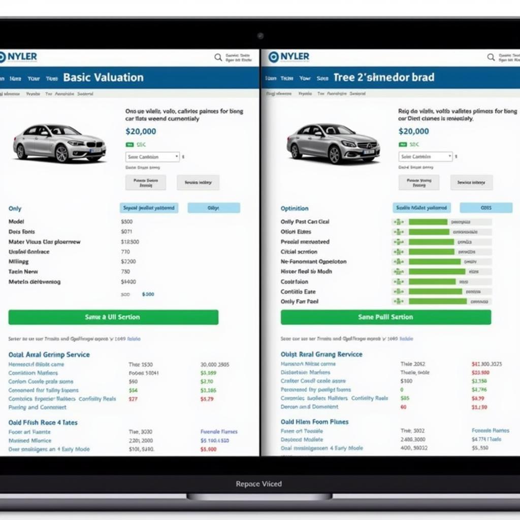 Comparing Free Car Valuation Websites