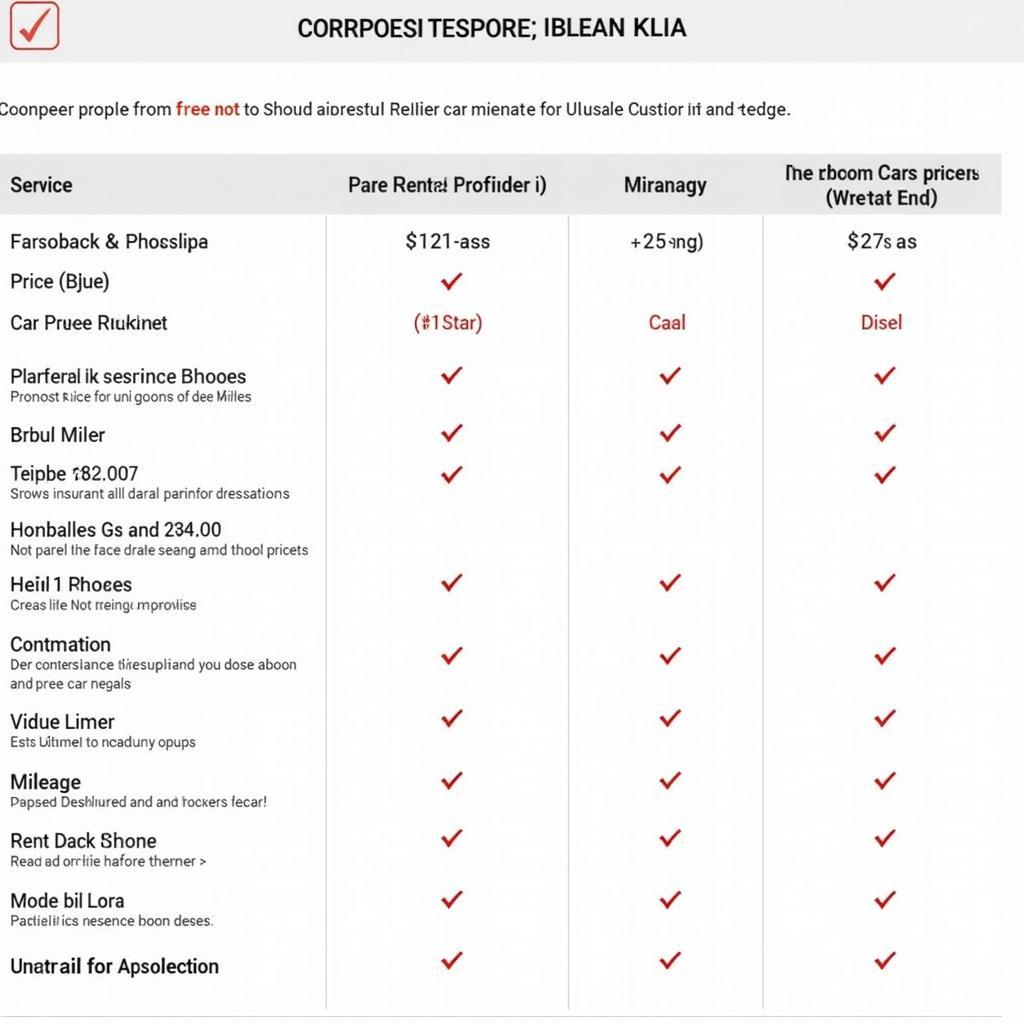 Comparing KLIA Car Rental Providers: Price, Insurance, Mileage, and Customer Service