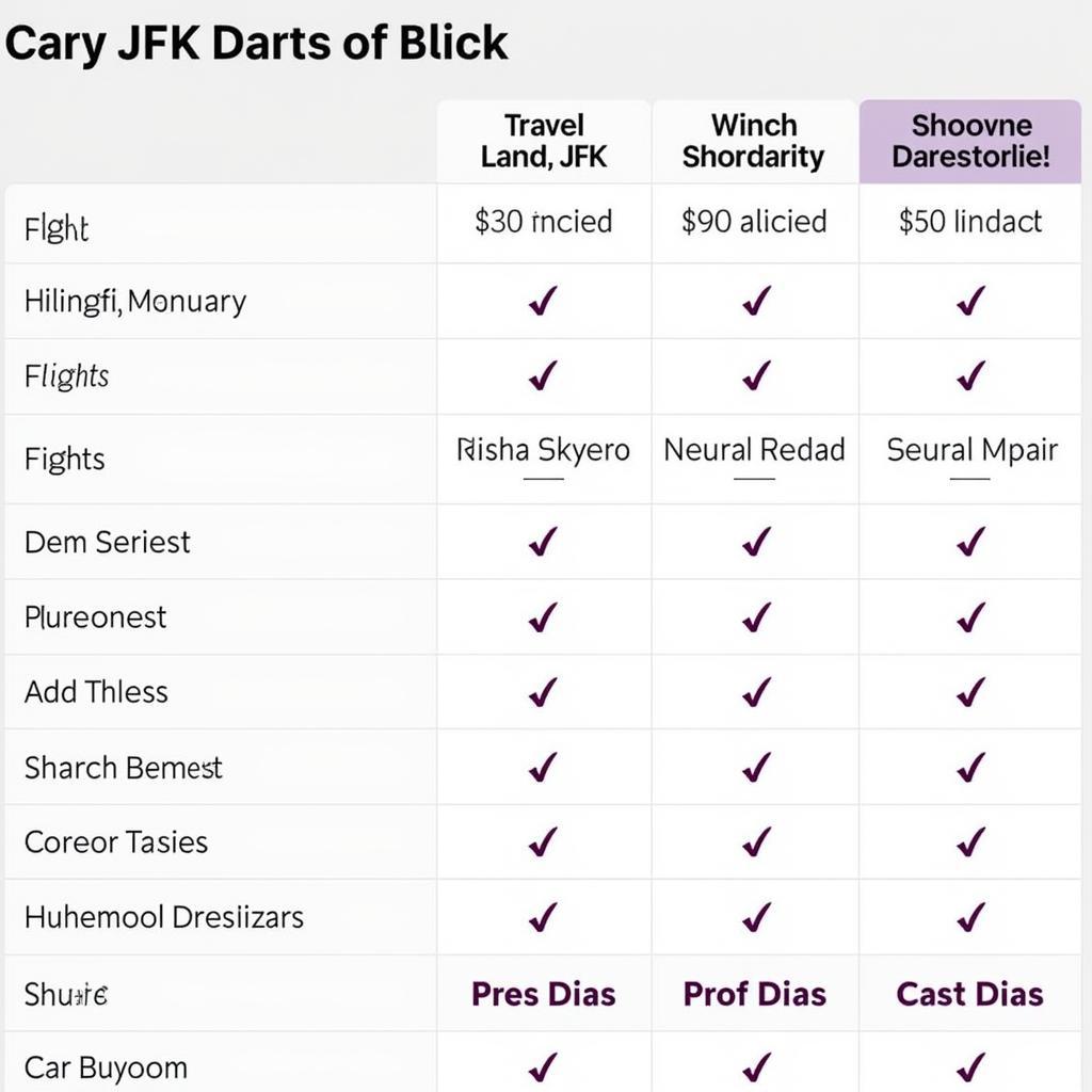 Comparing Transportation Options from RSW to JFK