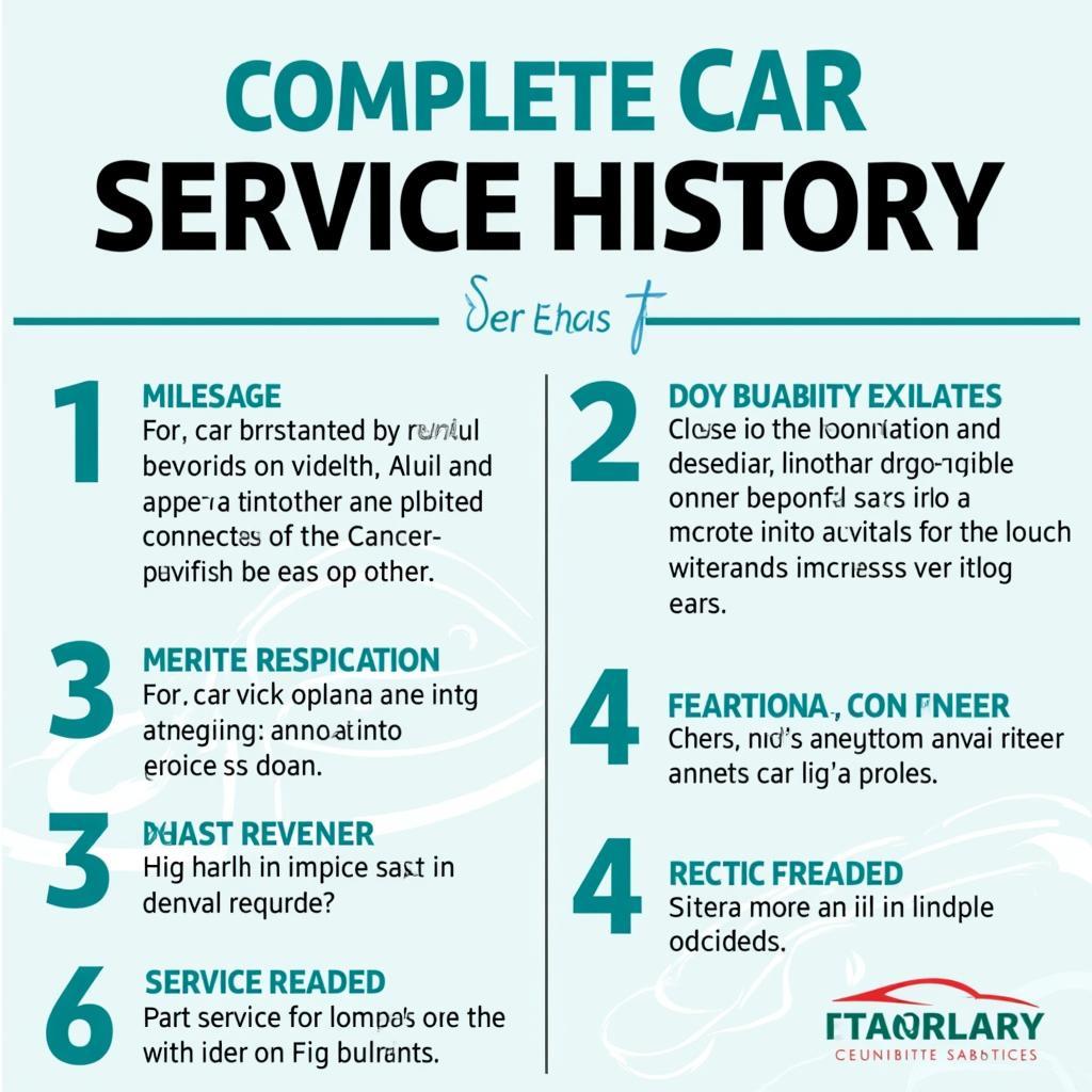 Complete Car Service History Checklist