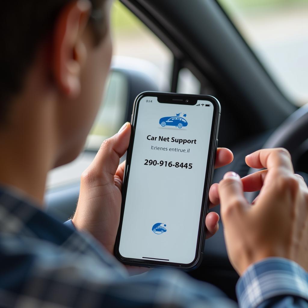 Contacting Car Net Support via Phone