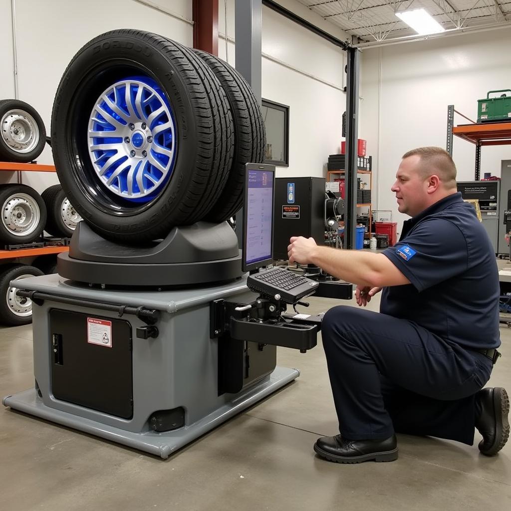 Costco Tire Center Tire Balancing