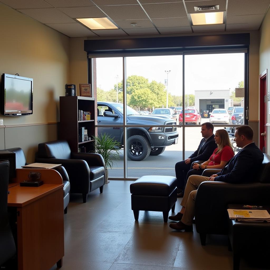 Costco Tire Center Waiting Area