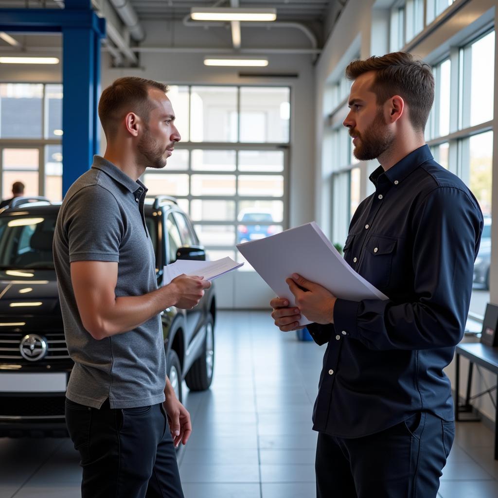 Excellent Customer Service in a Car Service Center in India