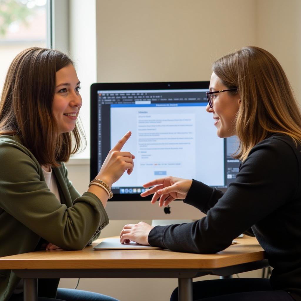 CWU Career Services: Students Meeting with Advisor