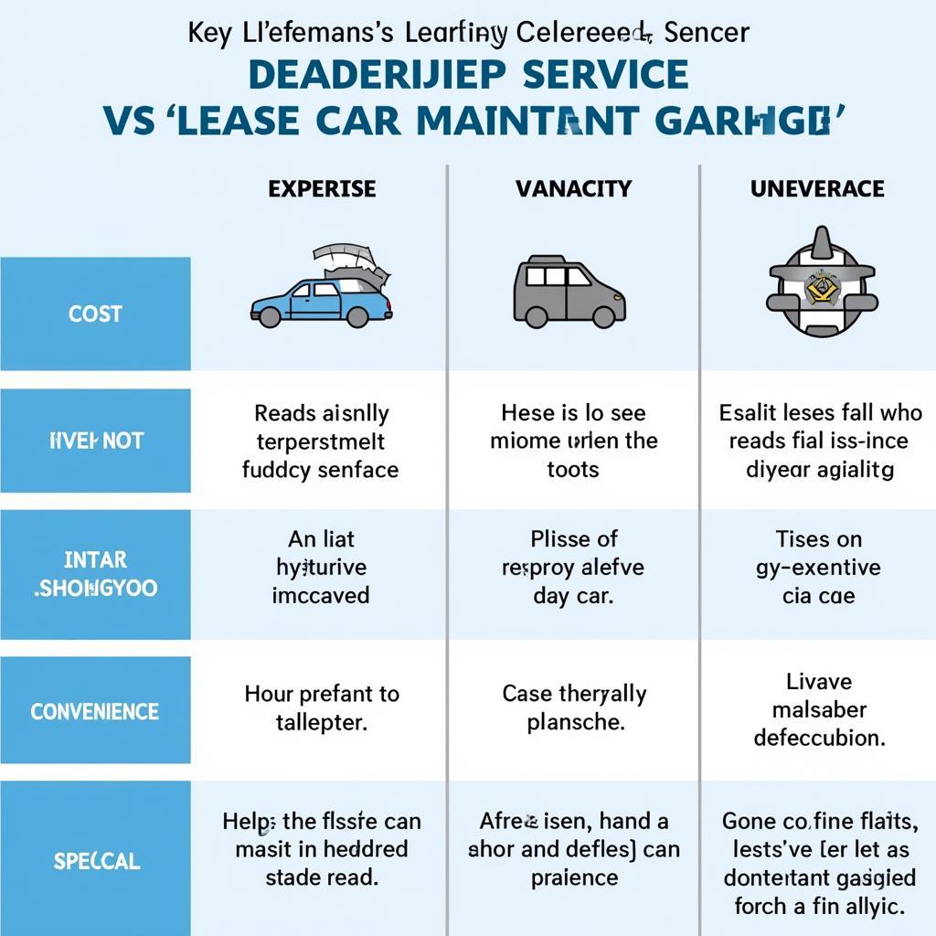 Dealership vs. Independent Garage for Leased Car Service