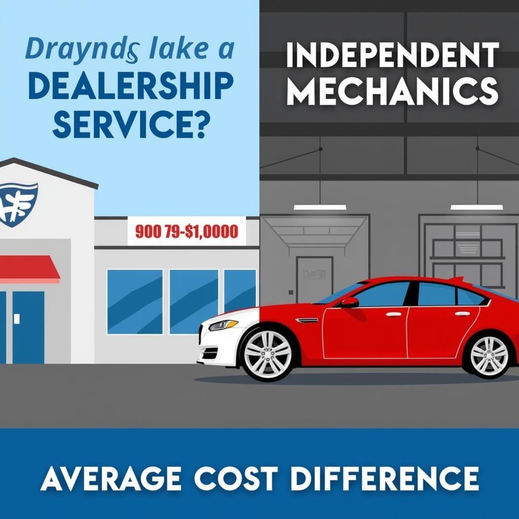 Comparing Dealership and Independent Mechanic Service Costs