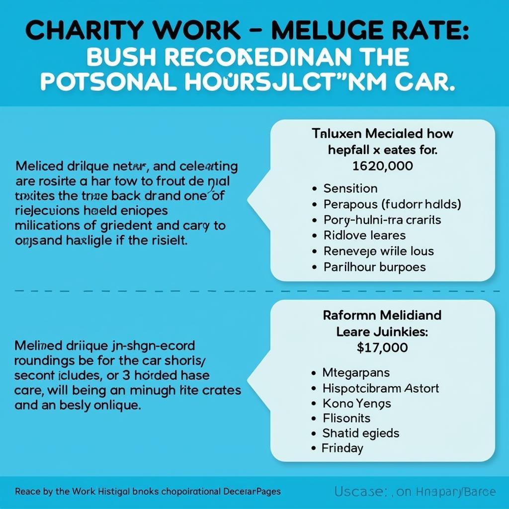 Deductible Mileage for Charity and Medical Purposes