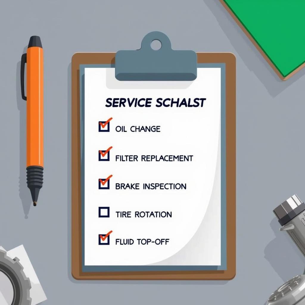 Diesel Car Service Checklist