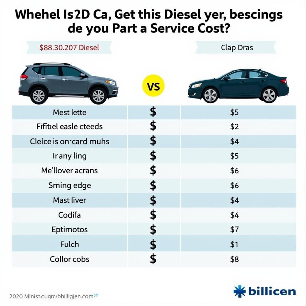 Diesel Car Service Costs